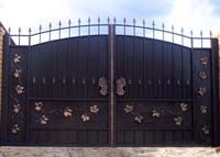 Кованые ворота Чехия